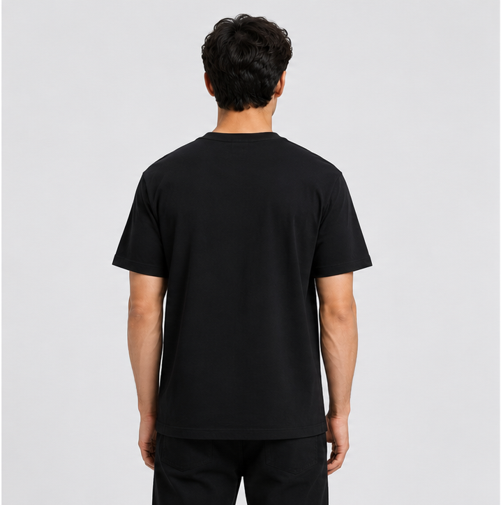 Basic Round Neck Tee - Black