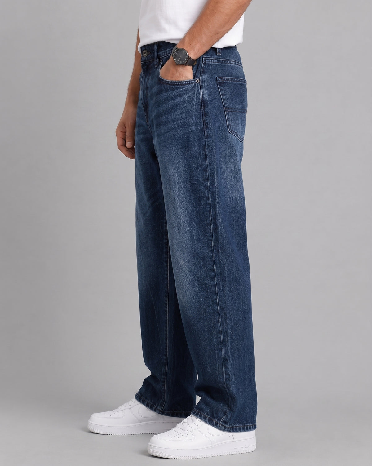 IK Men's Baggy Fit Jeans